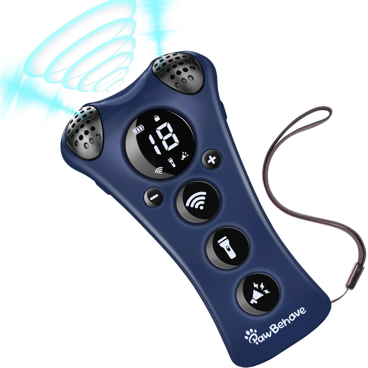 10-Level Ultrasonic Dog Bark Deterrent & Training Device