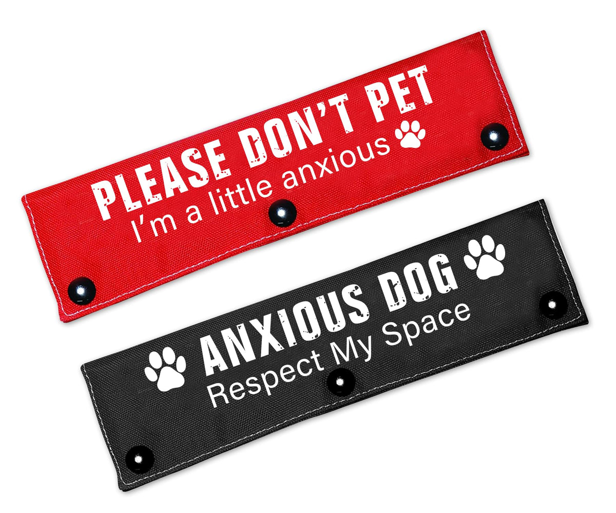 Cgvovgr Do Not Pet Leash Sleeves for Anxious & Rescue Dogs