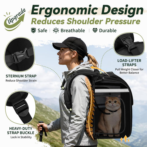 Apollo Walker Pet Carrier Backpack for Small & Medium Pets